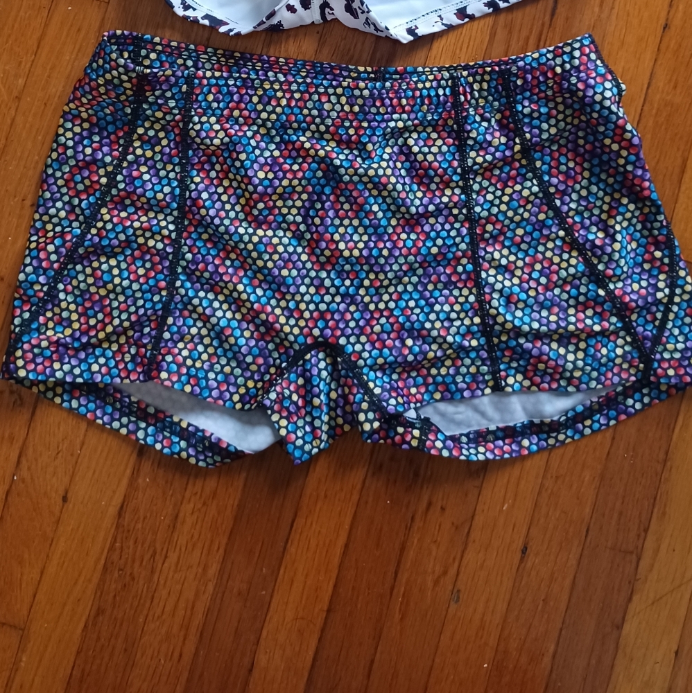 Colorful Patterned Women's Workout/Pole/Yoga Shorts